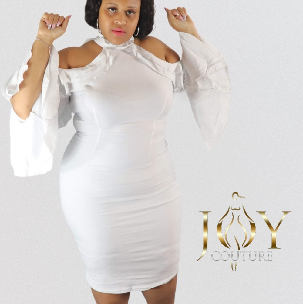 The "Flyyyyy Dress" White
